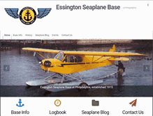 Tablet Screenshot of phillyseaplanebase.com